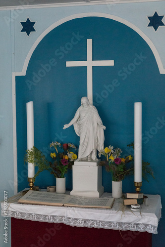 Einsame, verlassene Kirche in Grönland