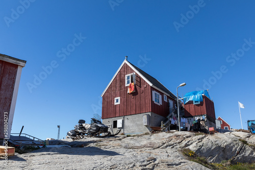 Dorfleben in Grönland photo