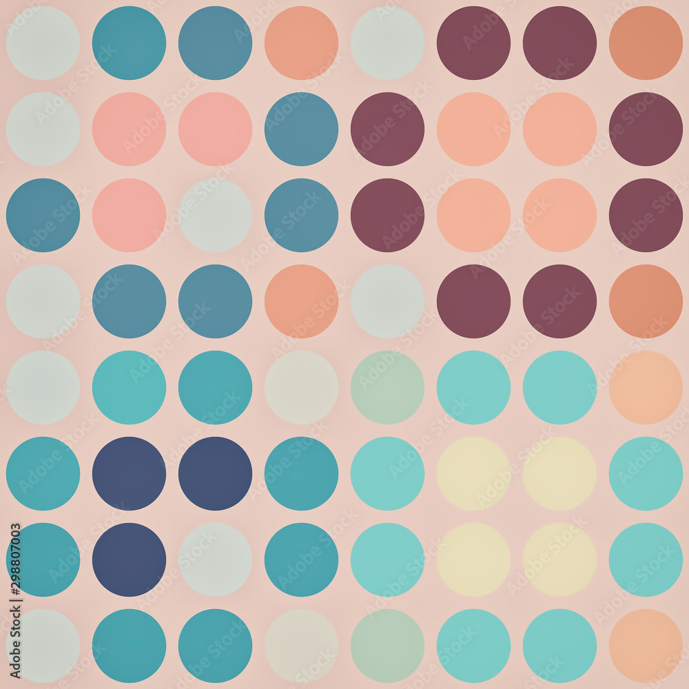 Seamless Repeating Pattern With Dots Seamless Repeating Pattern With Dots