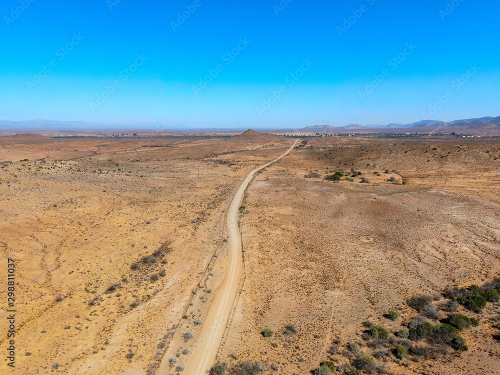 Dry and desolate semi desert in the Karoo region of South Africa as seen from the air. Dry and desolate semi desert in the Karoo region of South Africa as seen from the air.