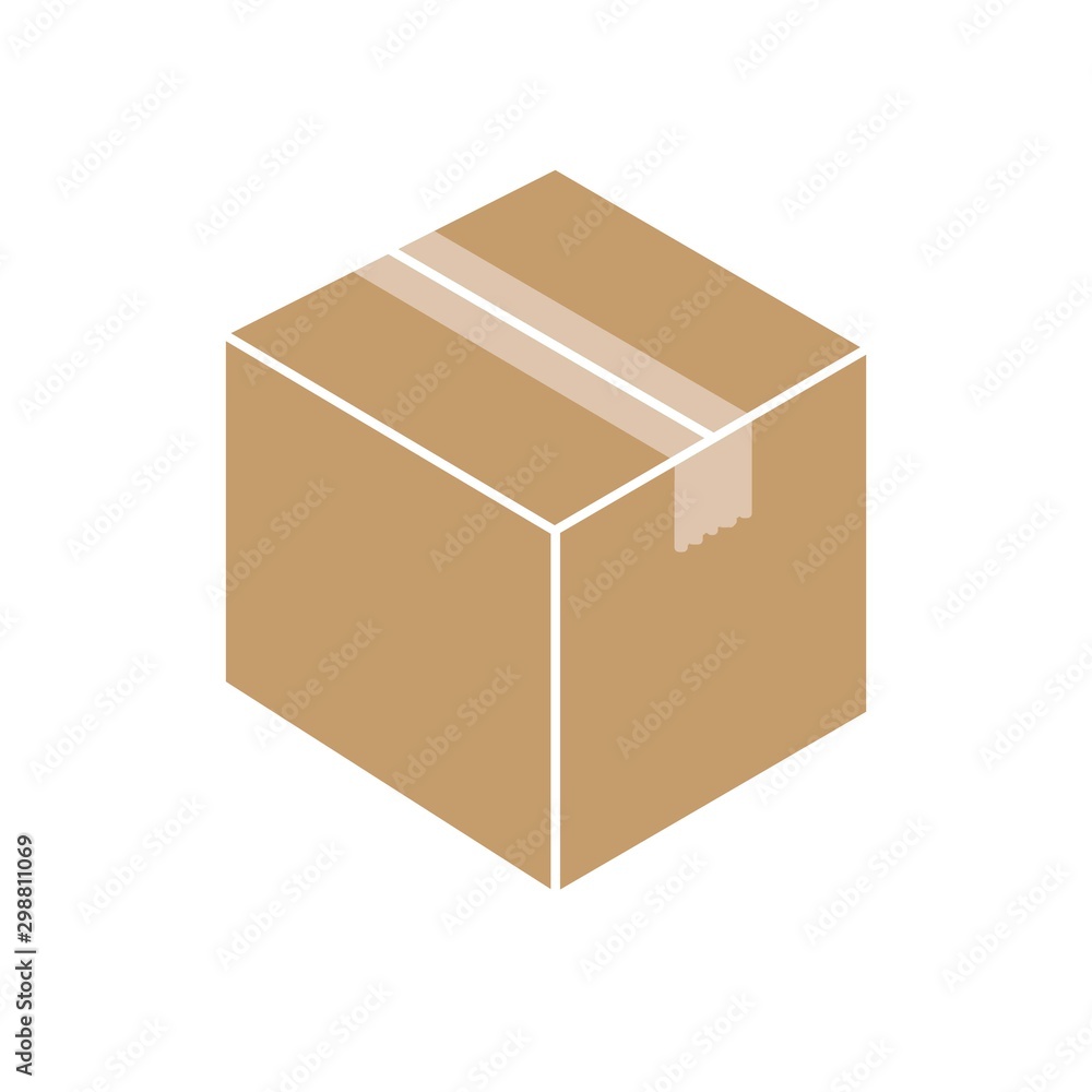 Box, Package, Parcel Isolated Flat Web Mobile Icon / Vector Sign Symbol Button Element Silhouette Box, Package, Parcel Isolated Flat Web Mobile Icon / Vector Sign Symbol Button Element Silhouette