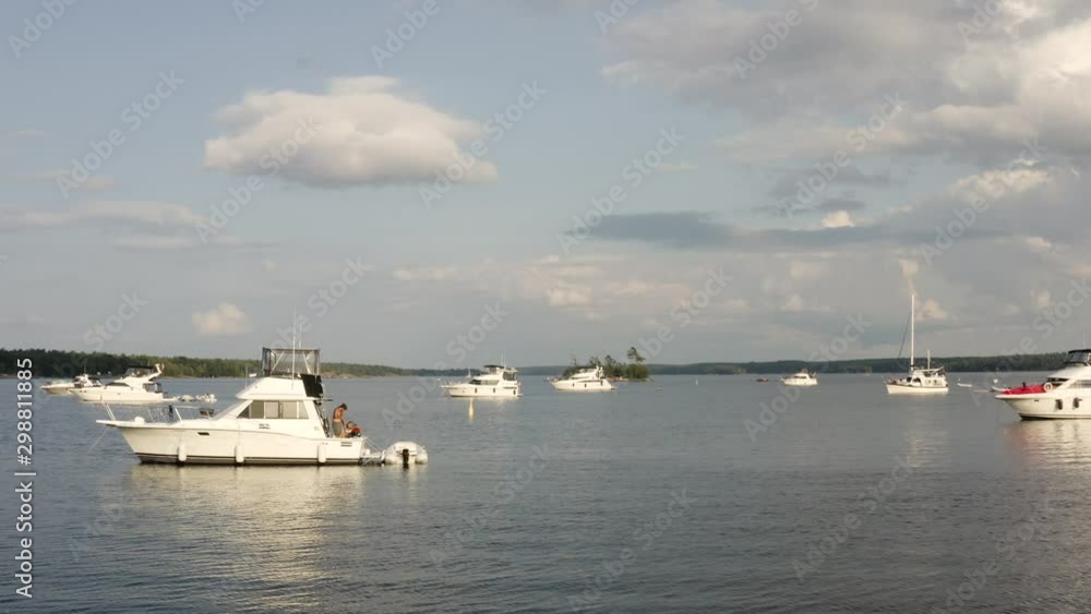 Parry Sound, Ontario. calm evening in Georgian bay Parry Sound, Ontario. calm evening in Georgian bay
