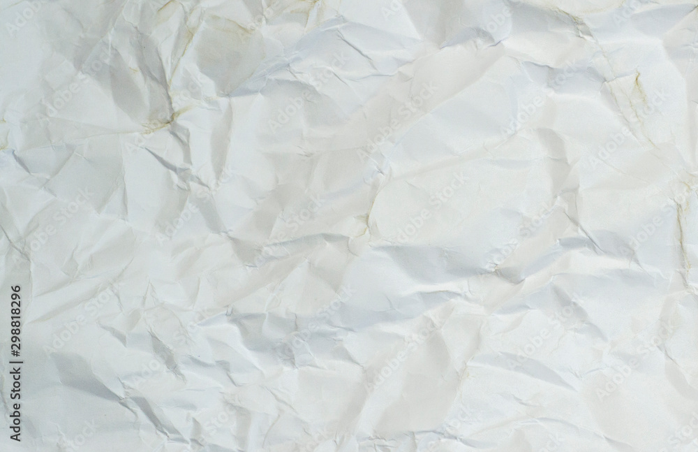 Fototapeta premium background of white crumpled paper,a prototype layout for the design