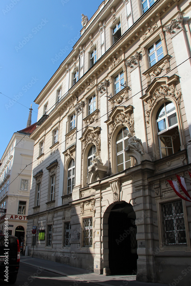 baroque mansion in vienna (austria)