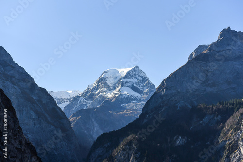 Glarner alps in winter