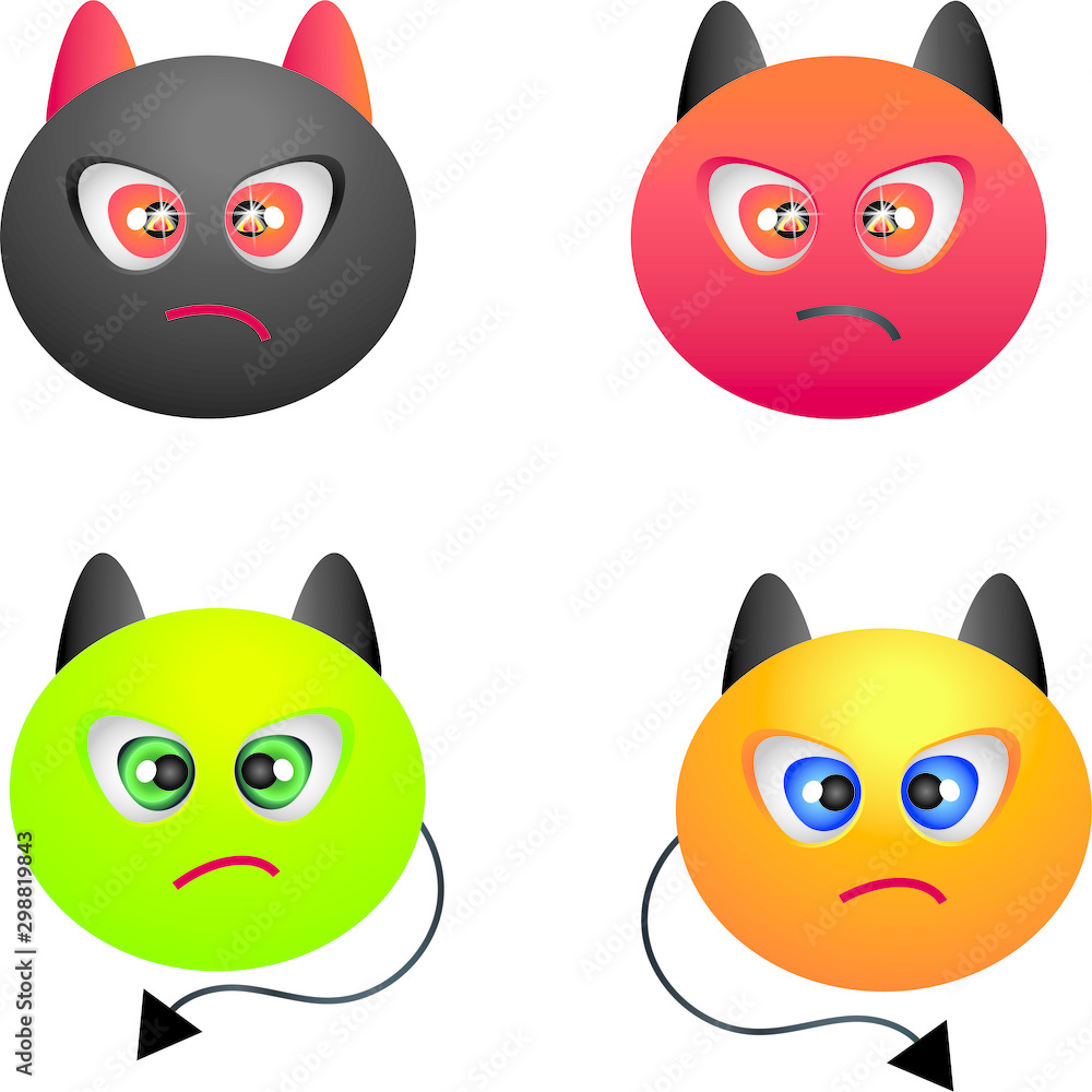 set very angry imps smiles set very angry imps smiles