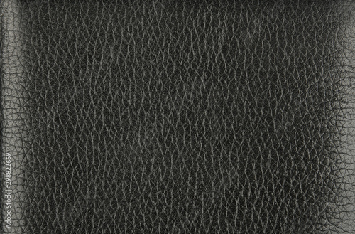 Wallpaper Mural Background texture of black natural leather grain Torontodigital.ca