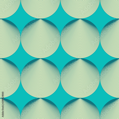 wired shells ivory blue