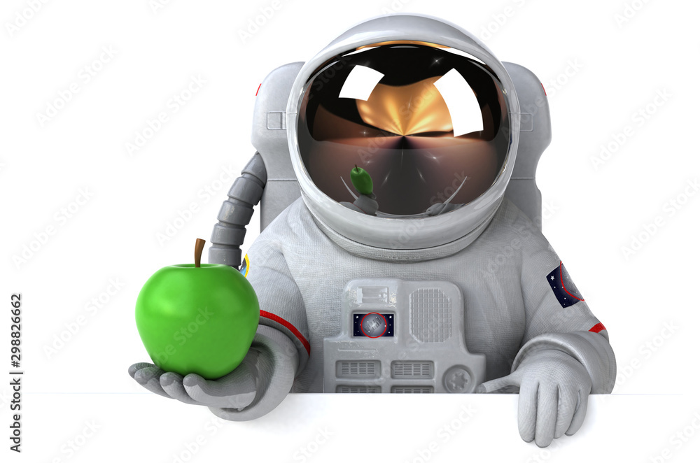 Fun astronaut - 3D Illustration Fun astronaut - 3D Illustration