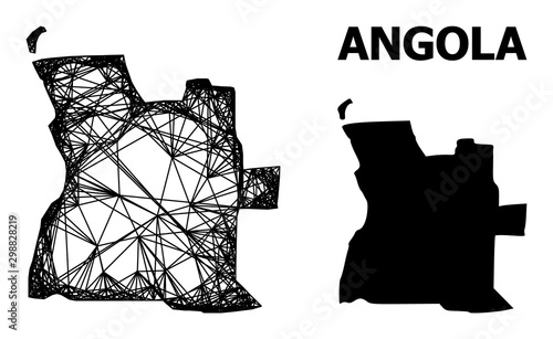 Net Map of Angola photo