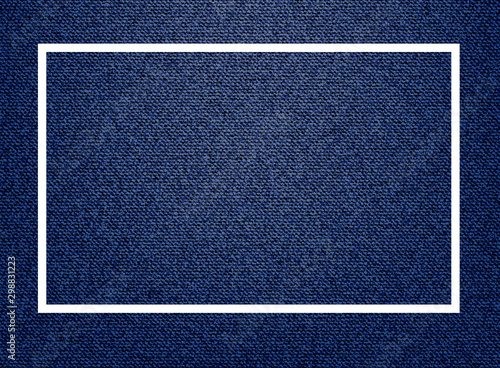 Frame template design with blue texture