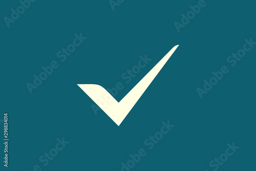 Check logo design in gold. Minimalist and modern vector illustration design suitable for community, business, and product brands.