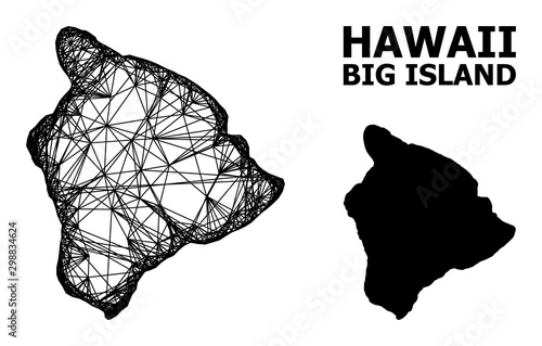 Web Map of Hawaii Big Island