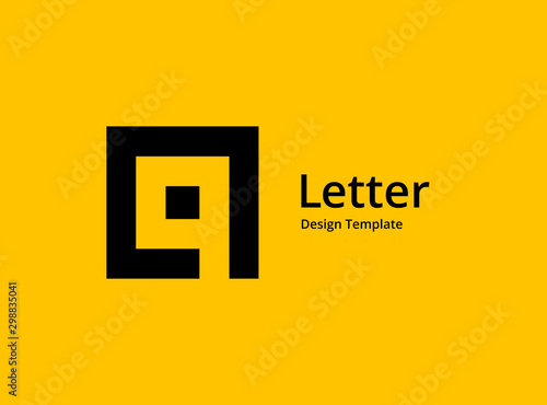 Letter Q or number 9 logo icon design template elements
