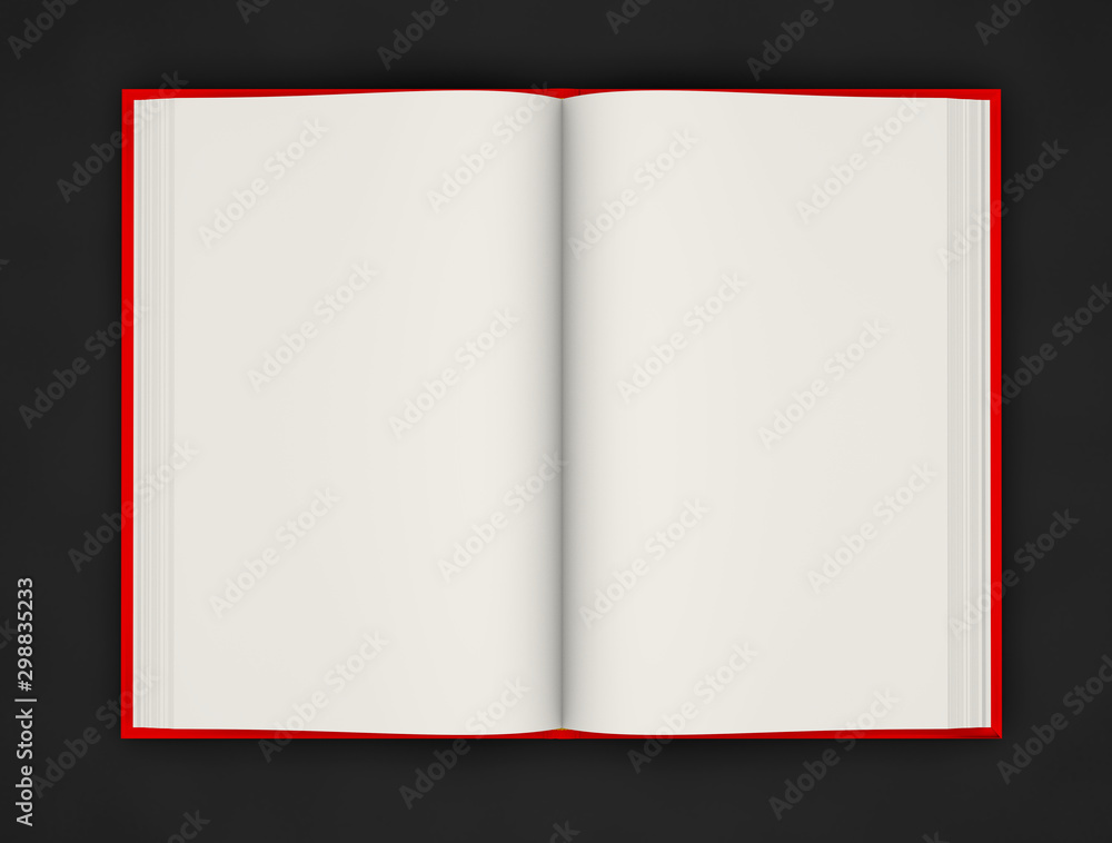 simple high resolution red book wide open, symbol of the day of knowledge isolated on black background - object 3d illustration simple high resolution red book wide open, symbol of the day of knowledge isolated on black background - object 3d illustration