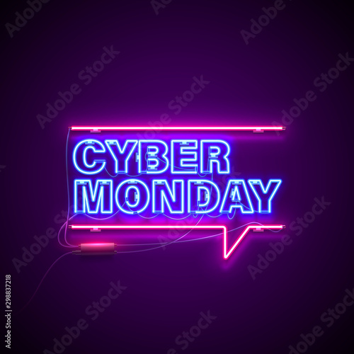 neon cyber monday
