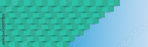 Aqua green geometric texture illustration can be used as abstract cover design, book design, website background, CD cover, advertising, flyer