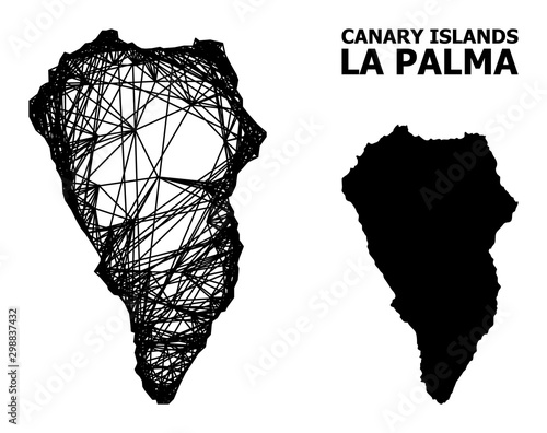 Carcass Map of La Palma Island