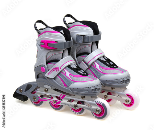 roller skates isolated on white