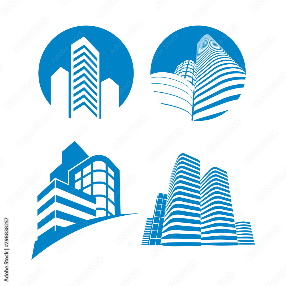 Obraz premium skyscrapers sign