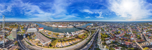 360° aerial panorama of mannheim and ludwigshafen © Mathias Weil