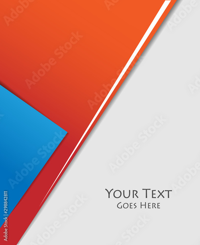 vector modern cover template