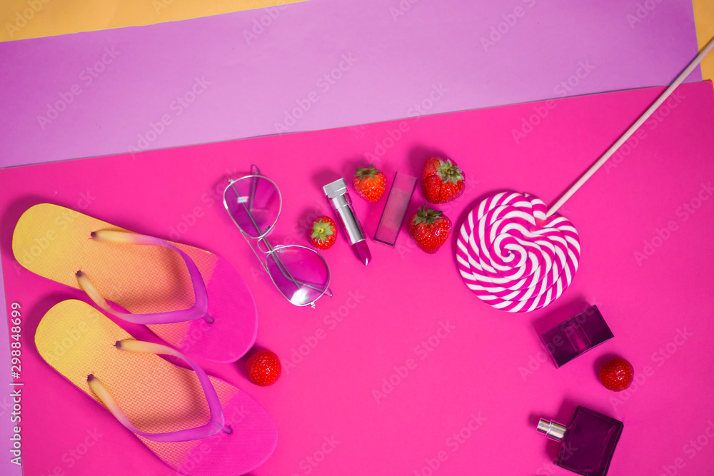 Set of summer women's accessories Set of summer women's accessories