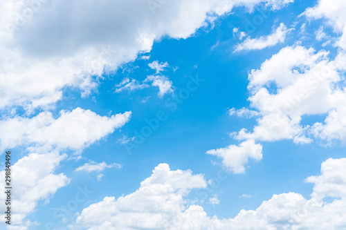 Blue sky background with clouds