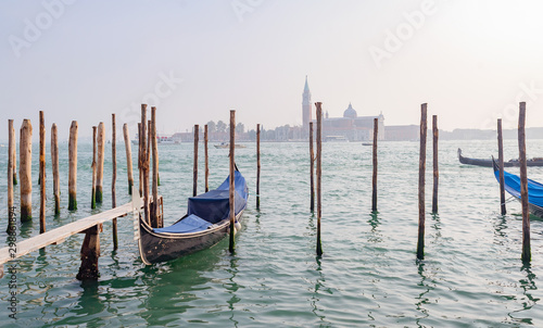 Venice gondola lagoon panorama © matousekfoto