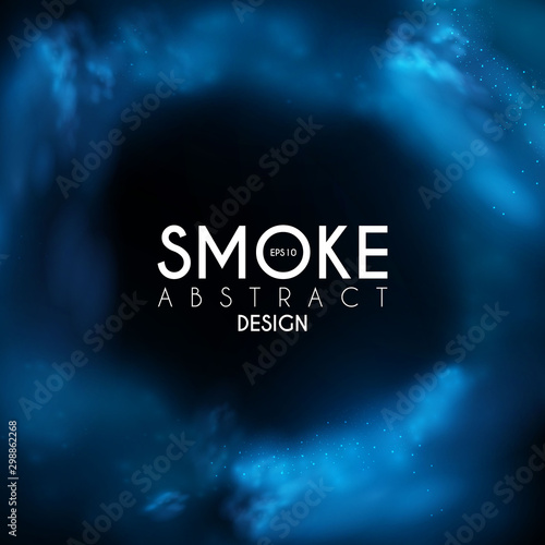 Fog, mist and smoke steam clouds. Transparent effect. Depth design.
