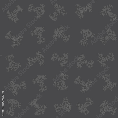 Mjollnir Darck Grey Background