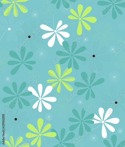 Cute pattern of small flowers. Cafe floral background Stylish template for fashion prints. decor and wallpaper.