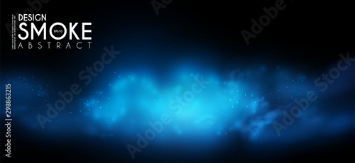 Fog, mist and smoke steam clouds. Transparent effect. Depth design.
