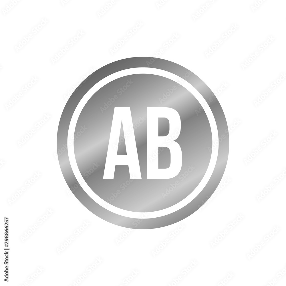 Initial Letter Logo AB Template Vector Design Initial Letter Logo AB Template Vector Design