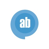 Initial Letter Logo AB Template Vector Design