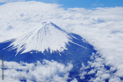 富士山　上空