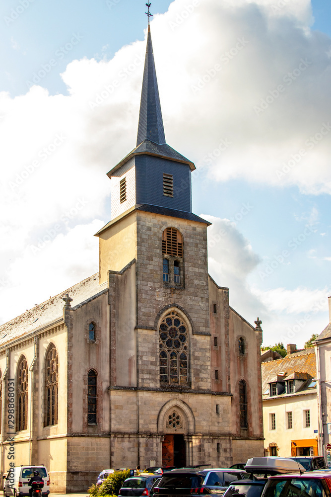 Belle-Ile-en-Mer. Eglise Saint-Géran. Le Palais. Morbihan. Bretagne	
