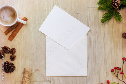 envelope and flyer mockup