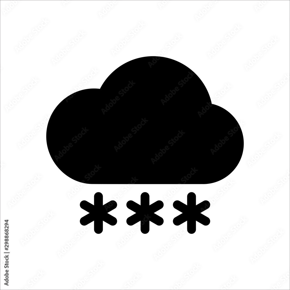 Snow icon. Symbol of Weather icon with trendy flat style icon for web, logo, app, UI design. isolated on white background. vector illustration eps 10 Snow icon. Symbol of Weather icon with trendy flat style icon for web, logo, app, UI design. isolated on white background. vector illustration eps 10