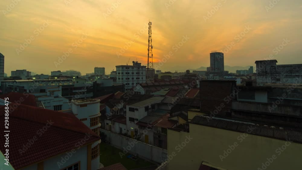 Time Lapse Of Ipoh Town During Sunrise.4K.Prores. Time Lapse Of Ipoh Town During Sunrise.4K.Prores.