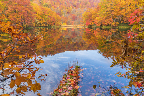 Towada Hachimantai National Park in autumn