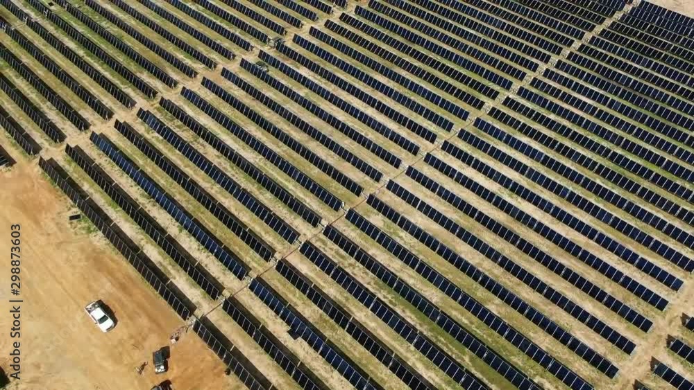 Solar field wide turn drone Solar field wide turn drone