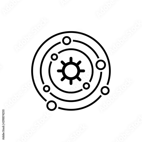 Galaxy icon trendy