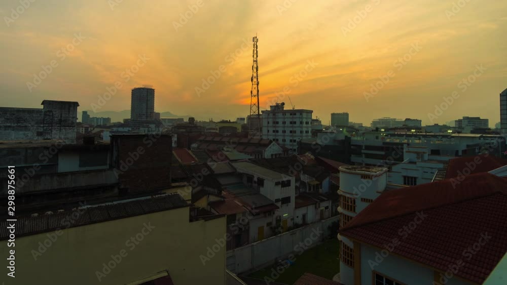 Time Lapse Of Ipoh Town During Sunrise.4K.Prores. Time Lapse Of Ipoh Town During Sunrise.4K.Prores.