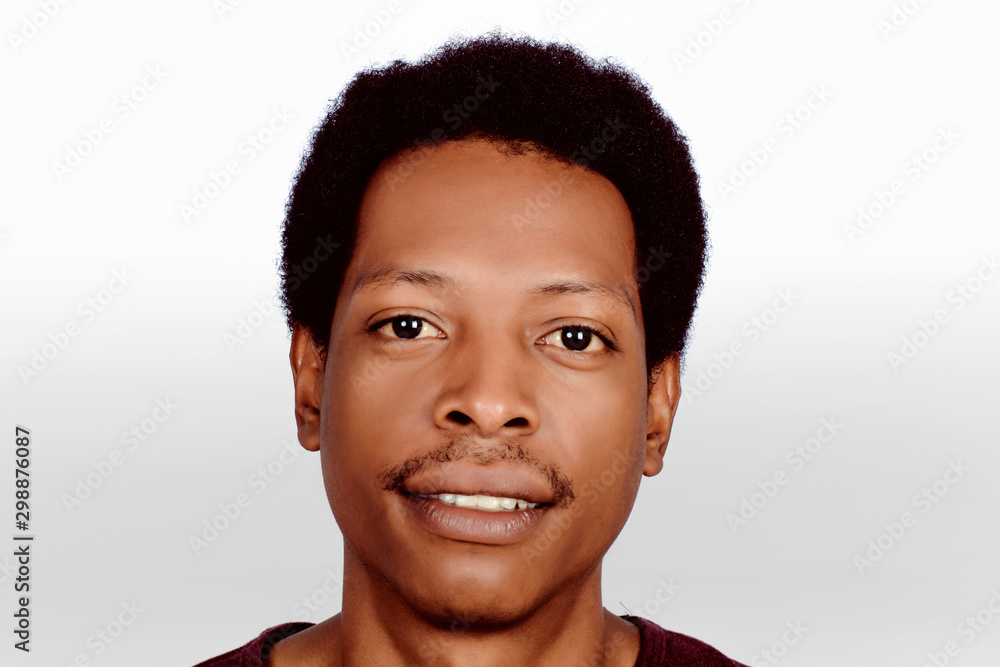 Portrait of Afro American man Portrait of Afro American man