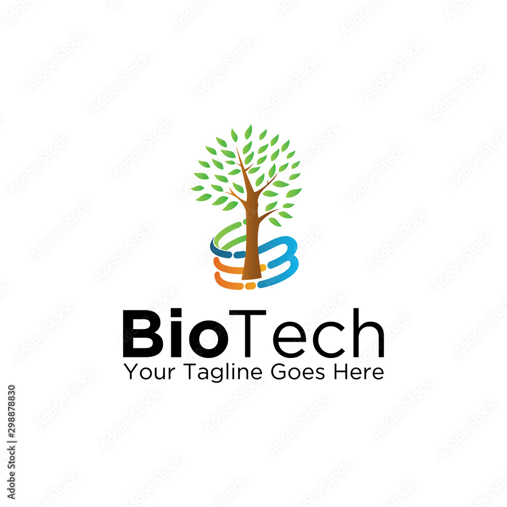 Obraz premium Bio Tech Logo