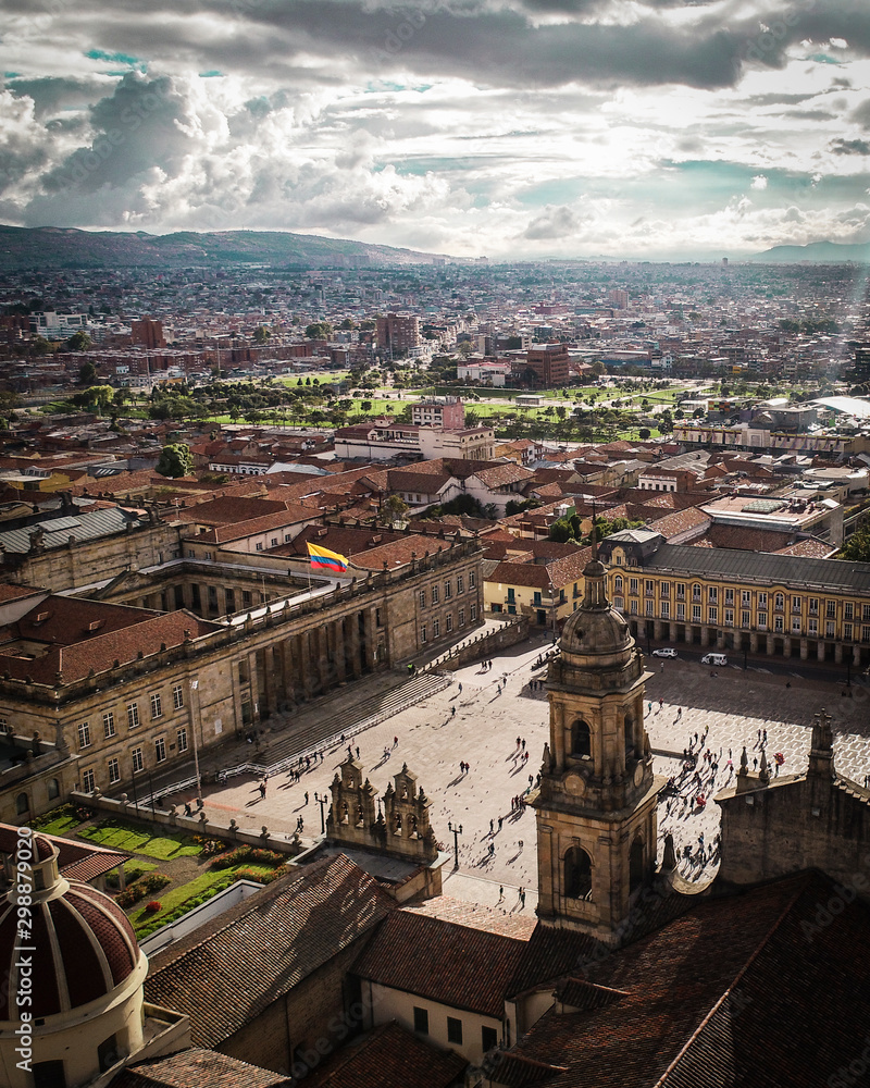 Fototapeta premium Plaza de Bolívar, Bogotá, Colombia