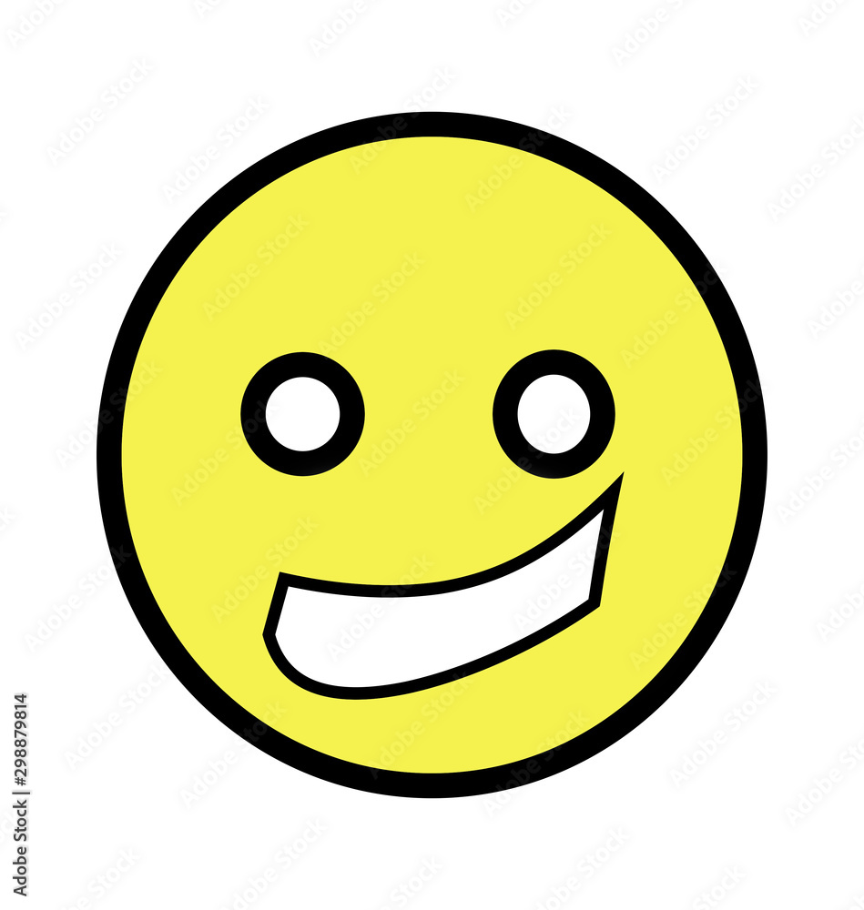 clean white background. a smiley is drawn on it. yellow. he smiles or is angry. clean white background. a smiley is drawn on it. yellow. he smiles or is angry.