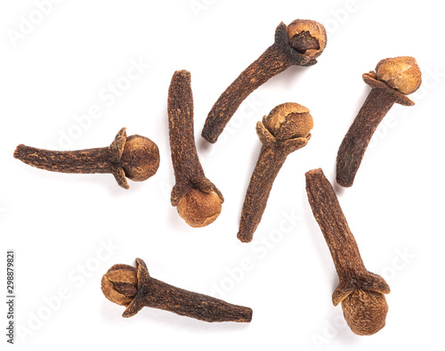 Cloves group isolated photo