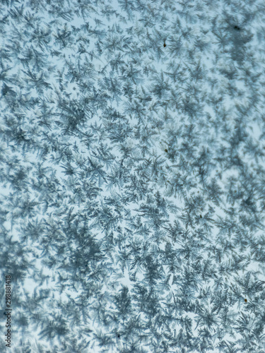 abstract picture with frozen snowflakes, suitable for background